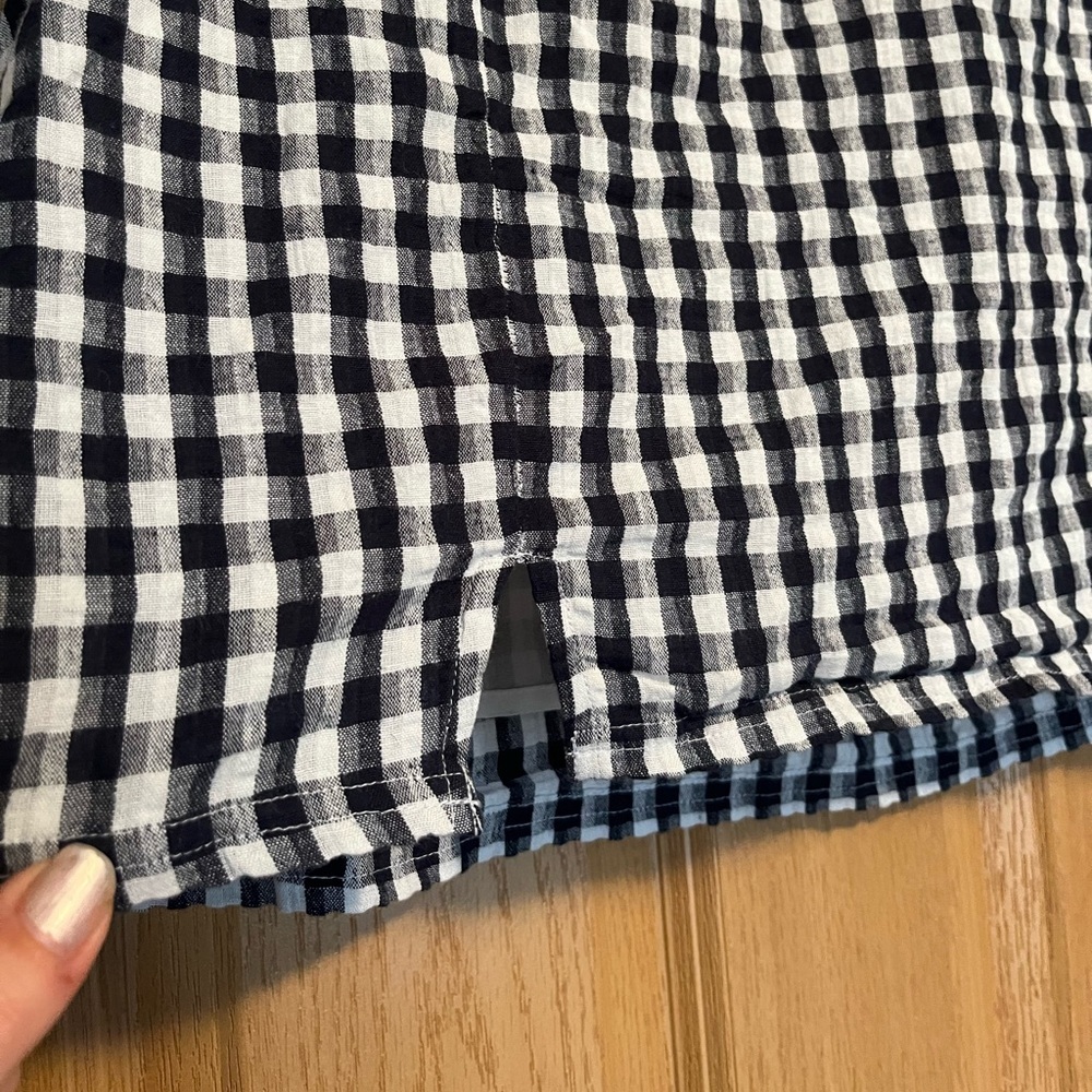 American Eagle Outfitters Black and White Checkered Mini Skirt - Picture 6 of 10
